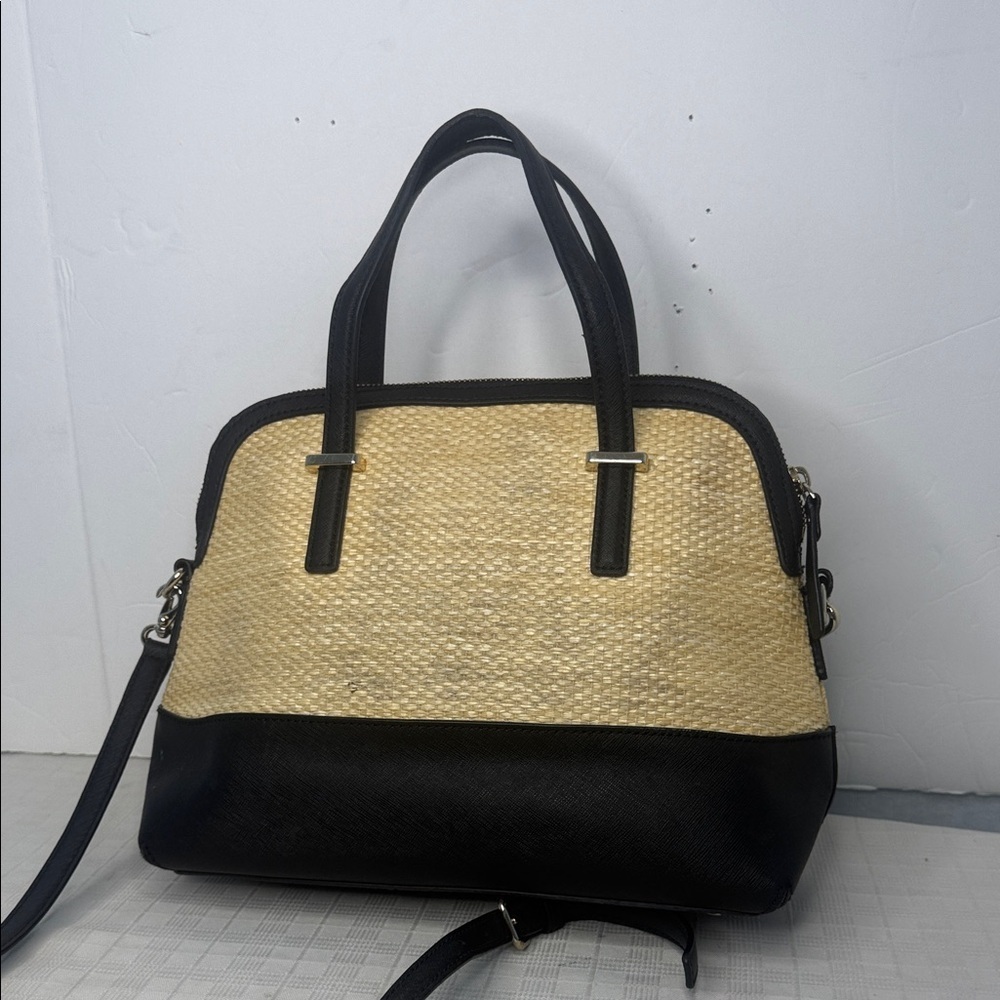 Kate Spade Cedar Street Straw Satchel Crossbody Bag - Picture 4 of 11
